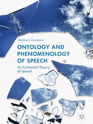 cover image of Ontology and Phenomenology of Speech